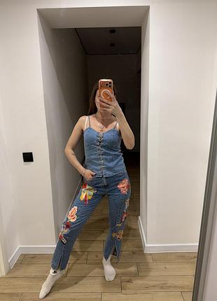 Джинси і топ zara