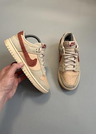 Nike dunk low terry swoosh 38(24cm) jordan 1 low