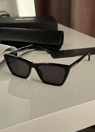 Очки saint sl 737 001 laurent black/black