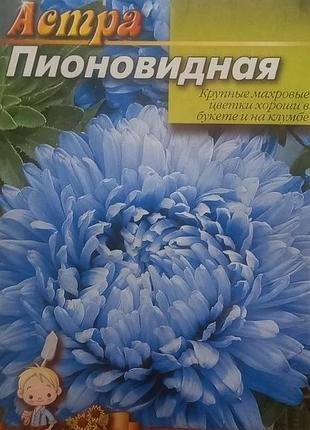 Насіння астри "піоноподібна блакитна" фермерський пакет