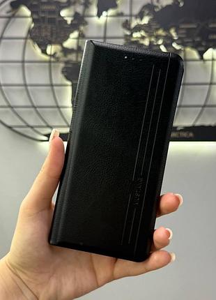 Качественный чехол-книжка leather для xiaomi redmi note14 pro ,защитный чехол-книжка для телефона редми note 14 pro 5g (черный)