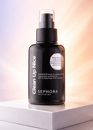 Sephora clean up nice antibacterial spray for makeup and tools