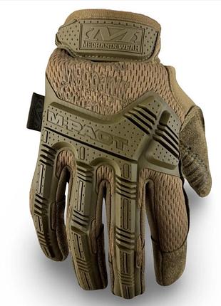Рукавички mechanix m-pact койот. розмір l