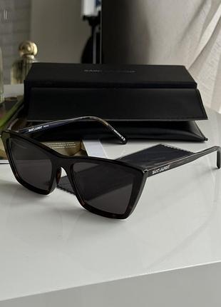 Очки saint sl 737 002 laurent brown/black