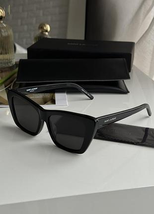 Очки saint sl 276 mica laurent black/black