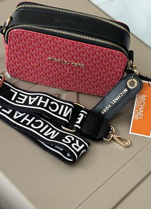 Сумка через плече michael kors jet set — стильний аксесуар