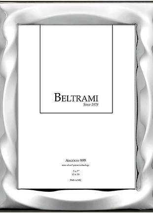 Фоторамка срібна beltrami goccia acqua