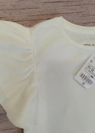 Белая блузка в рубчик primark 2