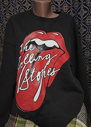 Свитшот толстовка мерч the rolling stones рок