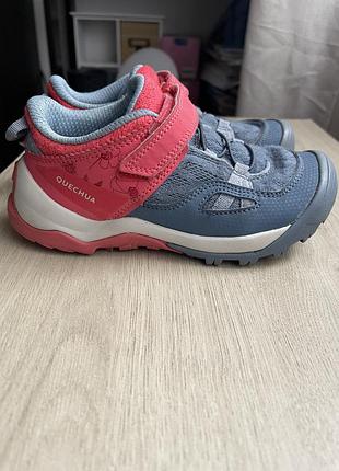 Трекінгові кросівки на дівчинку quechua crossrock