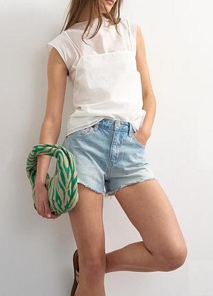 Стрейтчевые джинсовые topshop (сша) р. uk 10 - s
