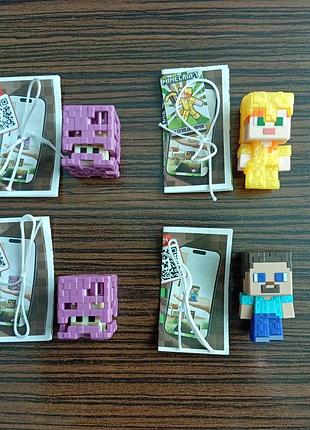 Фигурки stranger things, minecraft