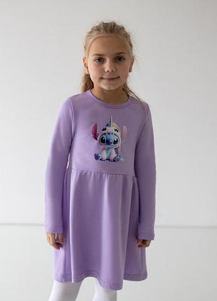 Тепла сукня для дівчинки 104-128 см 2