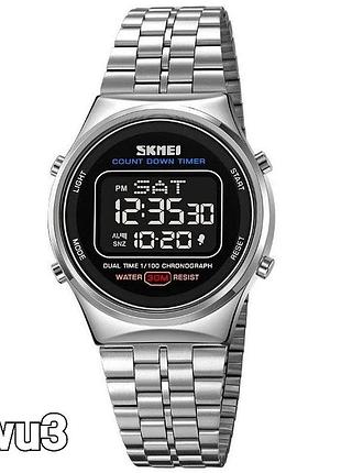 Мужские спортивные классические часы skmei 1882sibk