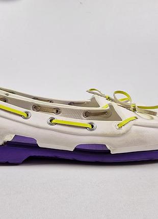 Кроксы crocs beach line boat shoe