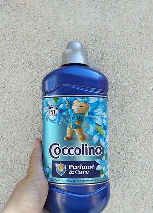 Кондиціонер для білизни coccolino passion flower & bergamot 1250 мл 51 прання