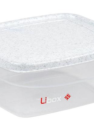 Харчовий контейнер судок 500 мл для сипучих продуктів з різьбовою кришкою білий