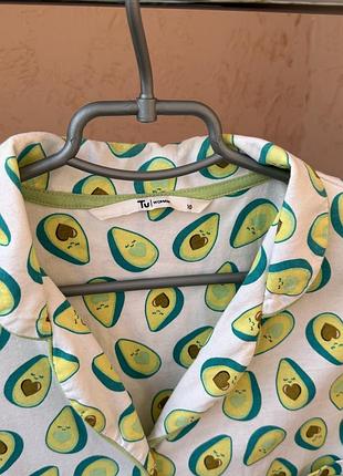 Піжамна сорочка / рубашка з авокадо 🥑