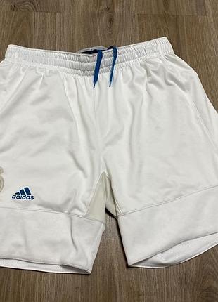 Real madrid adidas баскетбольні шорти повсякденні шорти розмір л білі адідас