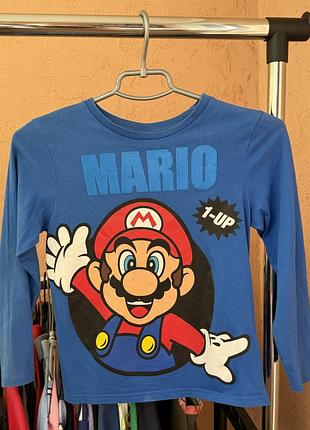 Лонгслів super mario 9–10 років 🎮