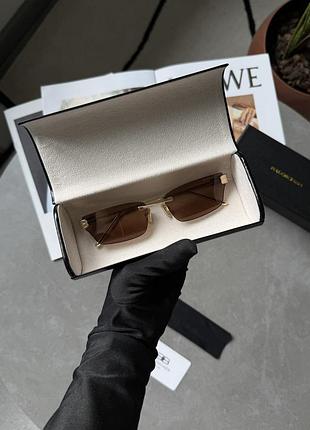 Очки баленсиага brown/gold bb0487s 001 61/17/145
