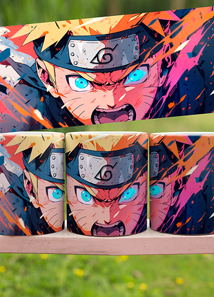 Керамическая чашка кружка с принтом anime naruto | аниме наруто 330 мл 09503)