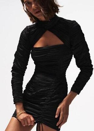 Сукня zara з драпіруванням