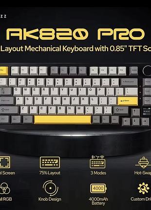 Клавіатура механічна ігрова ajazz mk820pro
