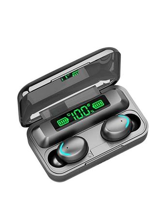 Навушники вакуумні бездротові з кейсом bluetooth tws f9-5