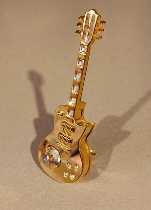 Статуэтка, гитара, с кристаллами сваровски, swarovski