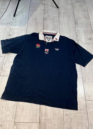 Мужское винтажное поло cotton trades england