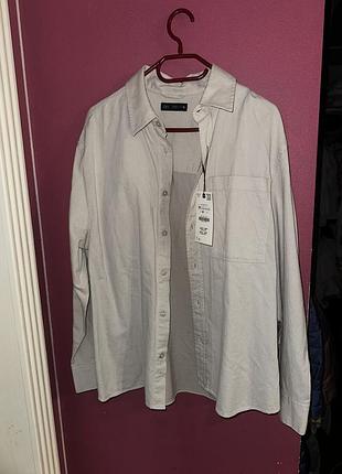 Трендова джинсова сорочка zara