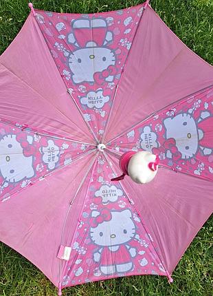 Детский зонт для девочки hello kitty 4