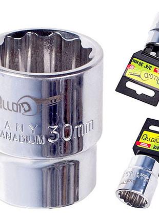 Торцевая головка 3/4", 12 гран. 22 мм. alloid