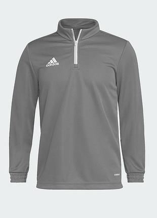 Дитяча сіра спортивна кофта лонгслів adidas entrada 22 training top 11-12 років