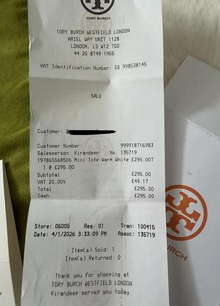 Сумка tory burch оригінал 3