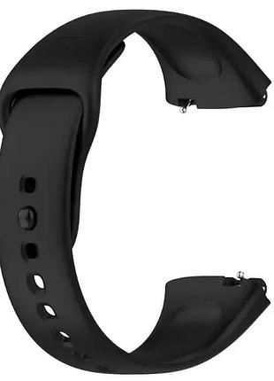 Силиконовый ремешок для xiaomi redmi watch 3 active / черный