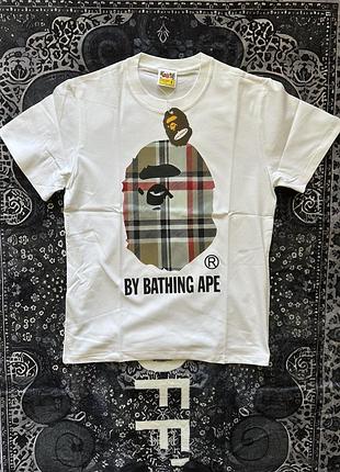 Футболка bape x burberry
