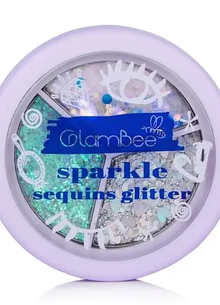 Глітер для обличчя glambee sparkle тріо тон 01, 1.5 г