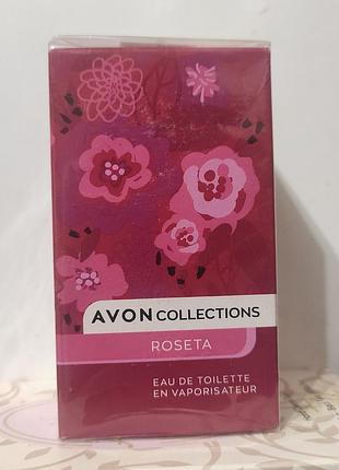 Туалетная вода avon collections powerful flowers roseta 50ml.