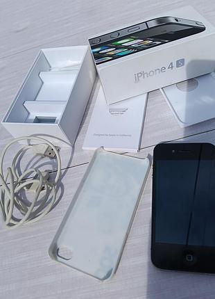 Айфон iphone 4s apple 8gb, б/к состоянию идеальный, коробка, шнур, инструкция 3