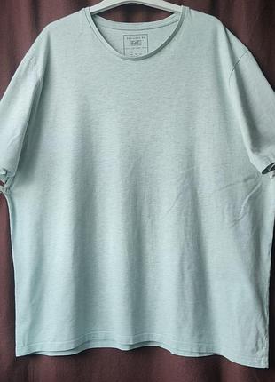 Футболка мужская f&amp;f меланжевая мятного цвета р.3xl