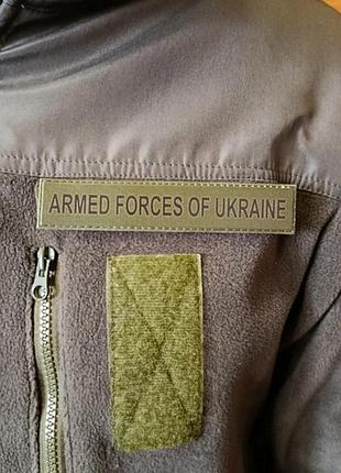 Нагрудный знак armed forces of ukraine темная олива