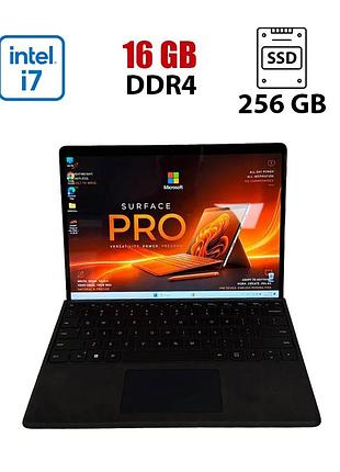 Ультрабук б-класс microsoft surface pro 8 / 13" (2880x1920) ips touch / intel core i7-1185g7 (4 (8) ядра по 3.0 - 4.8 ghz) / 16 gb