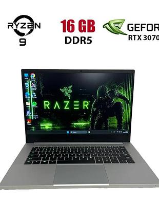 Ігровий ноутбук б-клас razer blade 14 rz09-0427 / 14" (1920x1080) ips / amd ryzen 9 6900hx (8 (16) ядер по 3.3 - 4.9 ghz) / 16 gb