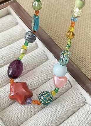 Яркое колье «candy style» 6