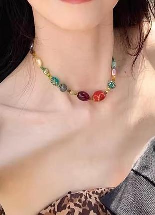 Яркое колье «candy style» 8