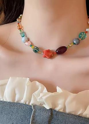Яркое колье «candy style» 9