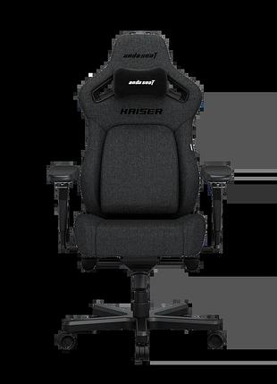 Крісло ігрове anda seat kaiser 4 dark grey fabric size xl