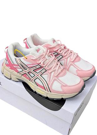 Кроссовки женские asics gel kahana 8 розовые летние демисезонные весна-лето-осень кожа текстиль размер 36-41 новые 1324